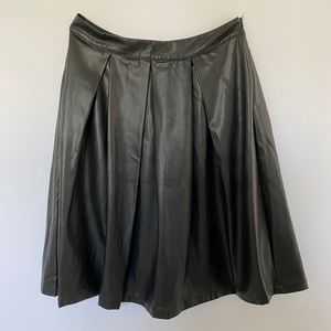 Who What Wear faux leather skirt